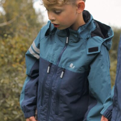 Lindberg Lingbo Skaljakke, Turquoise/Navy, 80