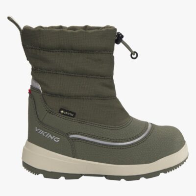 Viking Toasty Pull-on GTX Vinterstøvler, Olive, 24