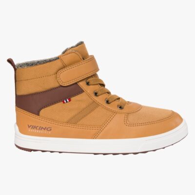 Viking Lucas Mid 1V WP Vinterstøvler, Camel, 32