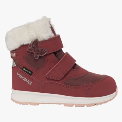 Viking Belle Butterfly 2V GTX Vinterstøvler, Dark Pink, 22