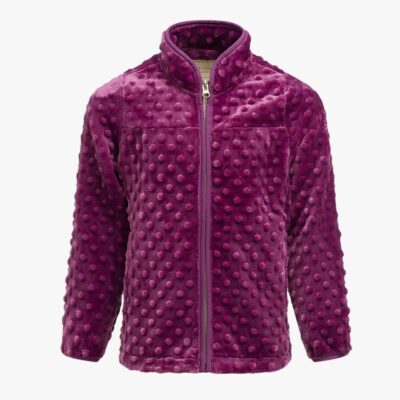 Petite Chérie Atelier Ella Fleecetrøje, Damson, 98-104