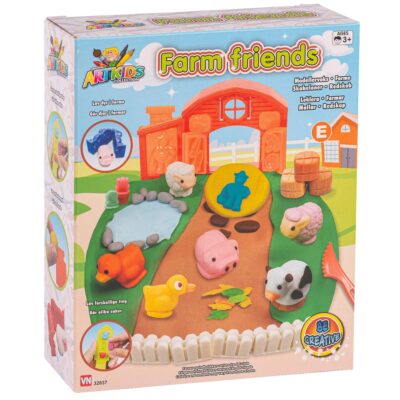 Modellervoks - Bondegårdsæt - 4x56 g bøtter modellervoks
