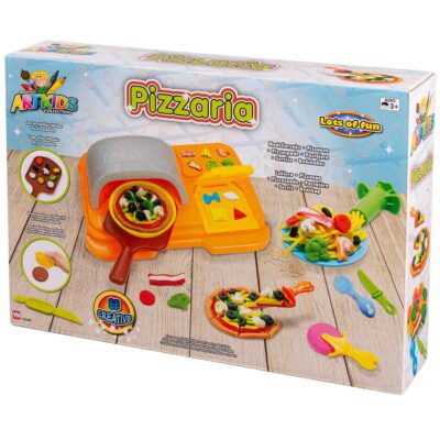 ARTKIDS Pizzeria Modellervokssæt - Kreativ Pizza Leg for Børn