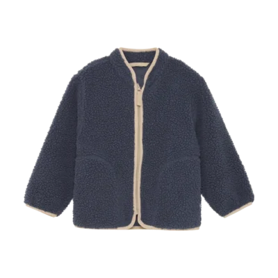 Teddy Fleece Jakke - Flint Stone - 100