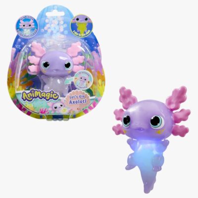 Animagic Let'S Glo Axolotl Pastel Glow In The Dark Figur