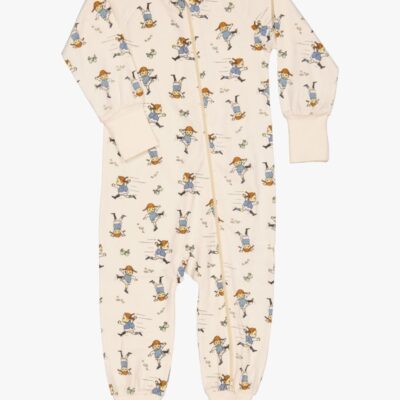 Geggamoja Pyjamas Pippi Langstrømpe, Beige, 62-68