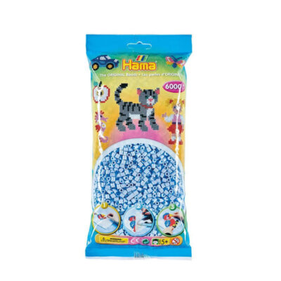 Hama Perler Midi 6000 stk Pastel Isblå (205-97)