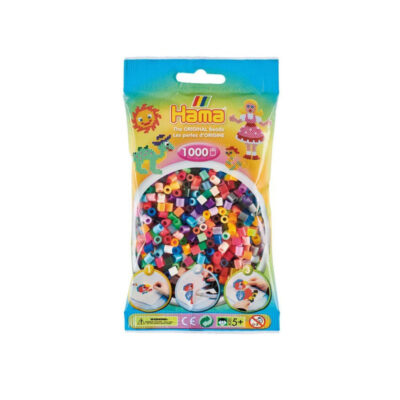 Hama Perler Midi 1000 stk Farvemix 68 (207-68)