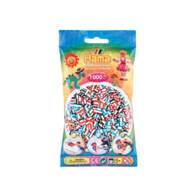 Hama Perler Midi 1000 stk Stribet Mix 91 (207-91)