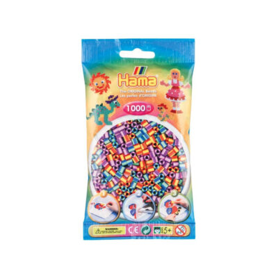 Hama Perler Midi 1000 stk Stribet Mix 92 (207-92)