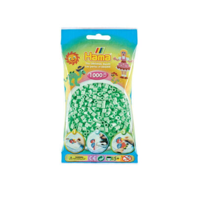 Hama Perler Midi 1000 stk Pastel Mint (207-98)