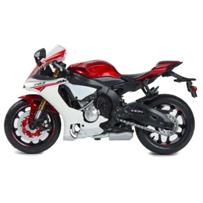 Legetøjs motorcykel - Hvid/rød - MSZ