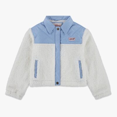 Levi's LVG Big PKT Sherpa Jakke, Blanc De Blanc, 152