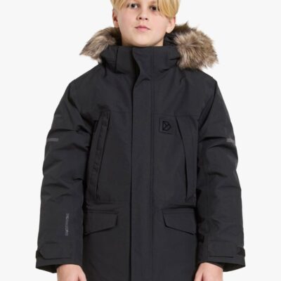 Didriksons Sylvin Vinterjakke, Black, 140