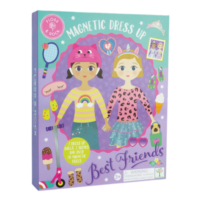 Floss & Rock - Magnetisk Påklædnings Figur - Best Friends