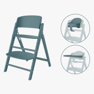 Cybex Click & Fold Højstol 3-in-1, Stone Blue