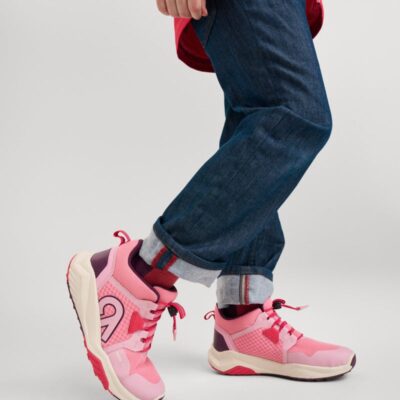 Reima Kiritin WP Sneakers, Grey Pink, 30