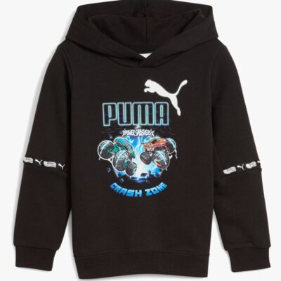 Puma Hot Wheels Hættetrøje, Black, 98