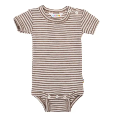 Kortærmet Body - Dark beige - 80