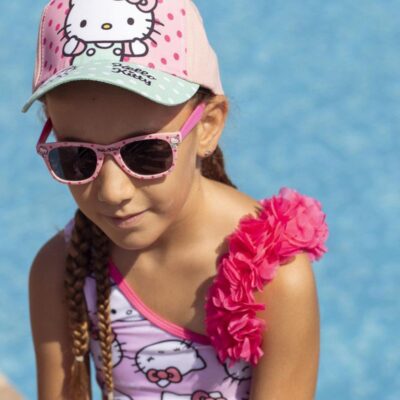 Hello Kitty Kasket & Solbriller, Pink