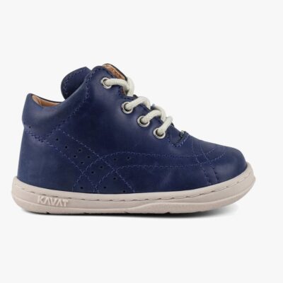 Kavat Edsbro Barefoot Lær-at-gå-sko, Navy, 21