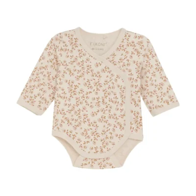 Langærmet Warp Body m. Print - Pale Mauve - 50