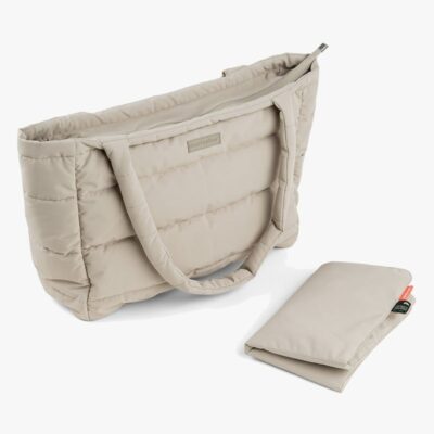 Done By Deer Quiltet Tote Pusletaske, Sandfarvet