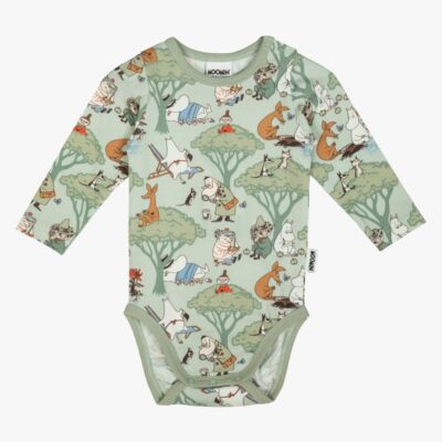 Mumitroldene by Martinex Free Time Body, Light green, 62, Babytøj