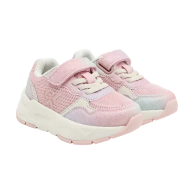 Sneaker m. Velcro - Bridal Rose - 22