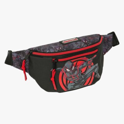 Marvel Spider-Man Miles Morales Bæltetaske, Sort
