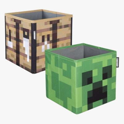 Minecraft Opbevaringskasser 2-pak
