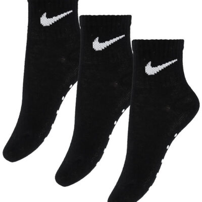 Nike Strømper - 3-pak - Non-Slip - Sort