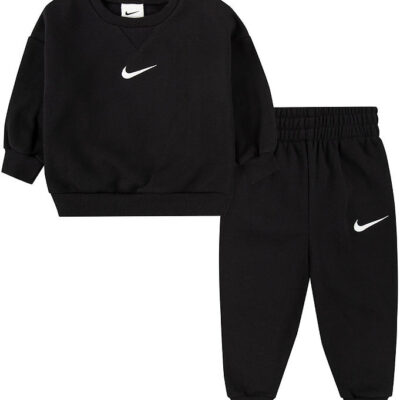 Nike Sweatsæt - Sweatshirt/Sweatpants - Sort