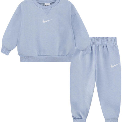Nike Sweatsæt - Sweatshirt/Sweatpants - Cobalt Bliss Heather