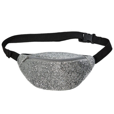 Sofie Schnoor Bæltetaske - Silver Glitter