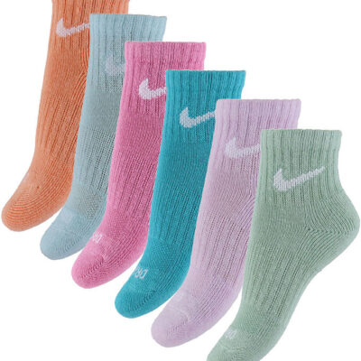 Nike Ankelstrømper - Cushioned - Dri-Fit - 6-pak - Multifarvet