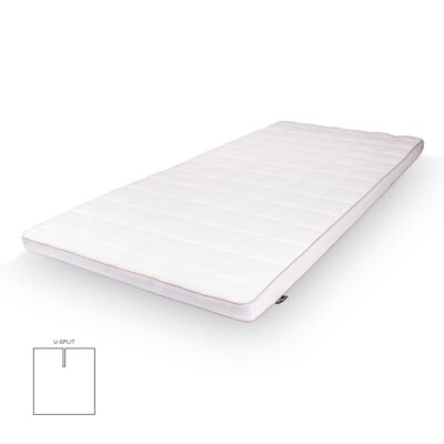 U-Split topmadras - 180x200 cm 5 cm høj - NASA Memoryskum - Ergonomisk topmadras - Borg Living