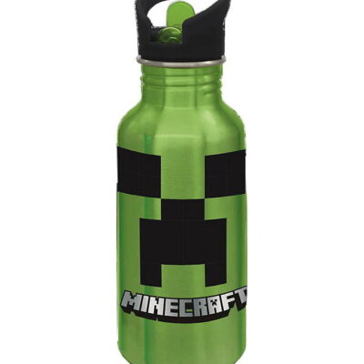 Minecraft Drikkedunk - 545 ml - Aluminum - Grøn