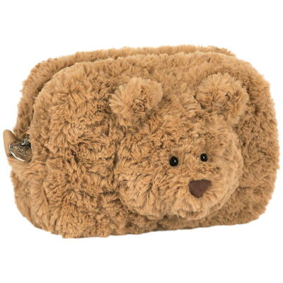 Jellycat Taske - 13x19 cm - Bartholomew Bear Pouch - Brun