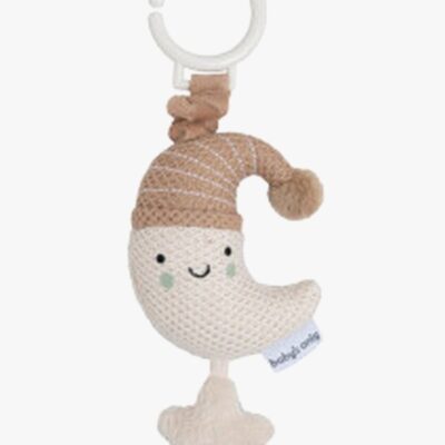 Baby's Only Heaven Vibrating Moon Aktivitetslegetøj, Clay/Warm Linen