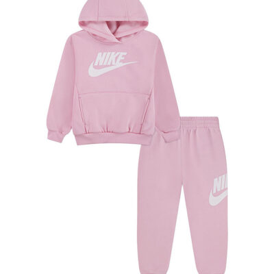 Nike Sweatssæt - Hættetrøje/Sweatpants - Mineral Soft Pink
