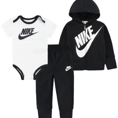 Nike Sæt - Cardigan/Sweatpants/Body k/æ - Sort
