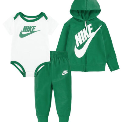 Nike Sæt - Cardigan/Sweatpants/Body k/æ - Stadium Green