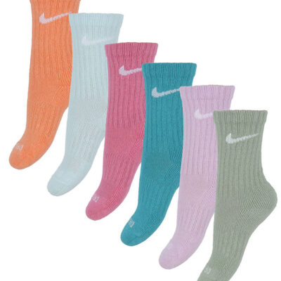 Nike Strømper - Performance Basic - Dri-Fit - 6-pak - Glacier Bl