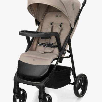 Kinderkraft Trig 3 Klapvogn med Bakke, Stone Beige