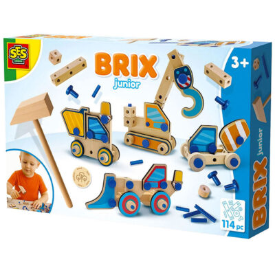 SES Creative Kreasæt - Brix Junior - Arbejdskøretøjer