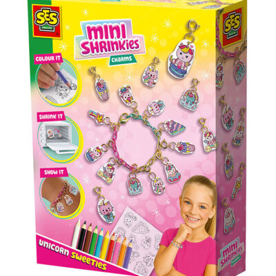 SES Creative Krympeplast - Mini Shrinkies - Søde Enhjørninger