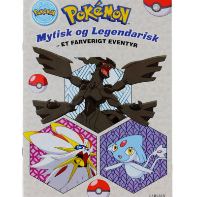 Forlaget Carlsen Malebog - Pokémon - Mytisk Og Legendarisk