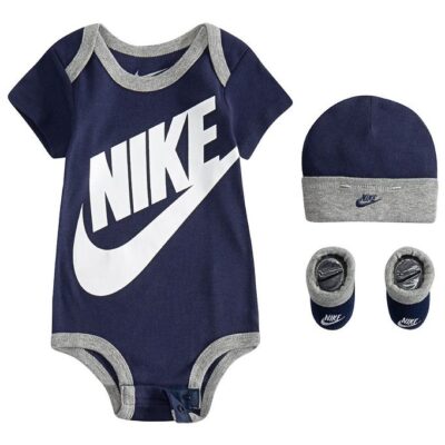 Nike Gaveæske - Body k/æ/Hue/Strømper - Navy/Gråmeleret