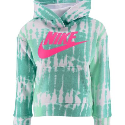 Nike Hættetrøje - Tie Dye - Mint Foam